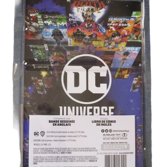 DC PAGE PUNCHERS BLACK ADAM 3” Figure ENDLESS WINTER SPECIAL #1 - Picture 6 of 7